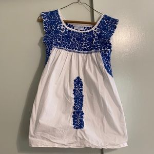 Mi Golondrina “Flores” blouse - XS